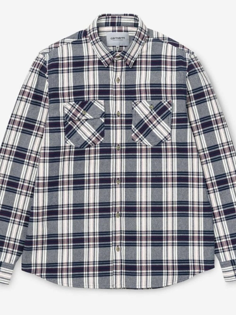 Carhartt WIP L/S Franklin Shirt Long Sleeve Plaid Button Down - SIZE SMALL